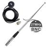 27MHz CB Antenna Telescopic with 2.16in Magnetic Base & 196.85in Cable PL259 Male BNC Connector 9inch to 51inch Rod for CB Radio Car Mobile Radio Scanner IC-V8 CB-58 view 1