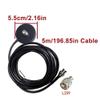 27MHz CB Antenna Telescopic with 2.16in Magnetic Base & 196.85in Cable PL259 Male BNC Connector 9inch to 51inch Rod for CB Radio Car Mobile Radio Scanner IC-V8 CB-58 view 4
