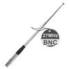 27MHz CB Antenna Telescopic BNC Connector 9inch to 51inch Rod for Two Way Radio Long Range HHRT50 75-822 75-785 BC75XLT PRO401HH for Handheld Radio view 1