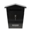 CUBANE Post Box, Wall Mounted Letterbox, Letter Boxletterbox Office Postbox Wall Post Mounted Locking Style Box Mailbox Letter Hanging Mount Mail Drop Steel Iron Retro Large Capacity Mailbox Mailbox view 1
