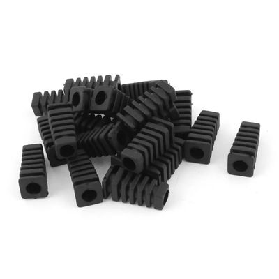 20pcs 27x9x6mm Mini Rubber Square Strain Relief Cord Boot Protector Cable Sleeve Hose for Power Tool