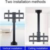 Universal Ceiling TV Bracket, TV Wall Bracket, Suitable for 32-75 Inch Screen TVs, Maximum Load 60kg view 4