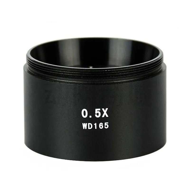 ZGYDNM Lente de objetivo Barlow 0,5X distancia de Trabajo 160 mm lente Auxiliar f/microscopio estreo con tamao de montaje M42 M48 M50 M52 x 0,75mm (Color : Mounting Thread 48mm)