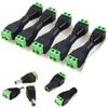 exgoofit 100 Pairs DC Power Connector Jack Plug Adapter 12V Male+Female 2.1x5.5mm for CCTV Security Camera and LED Strip view 1