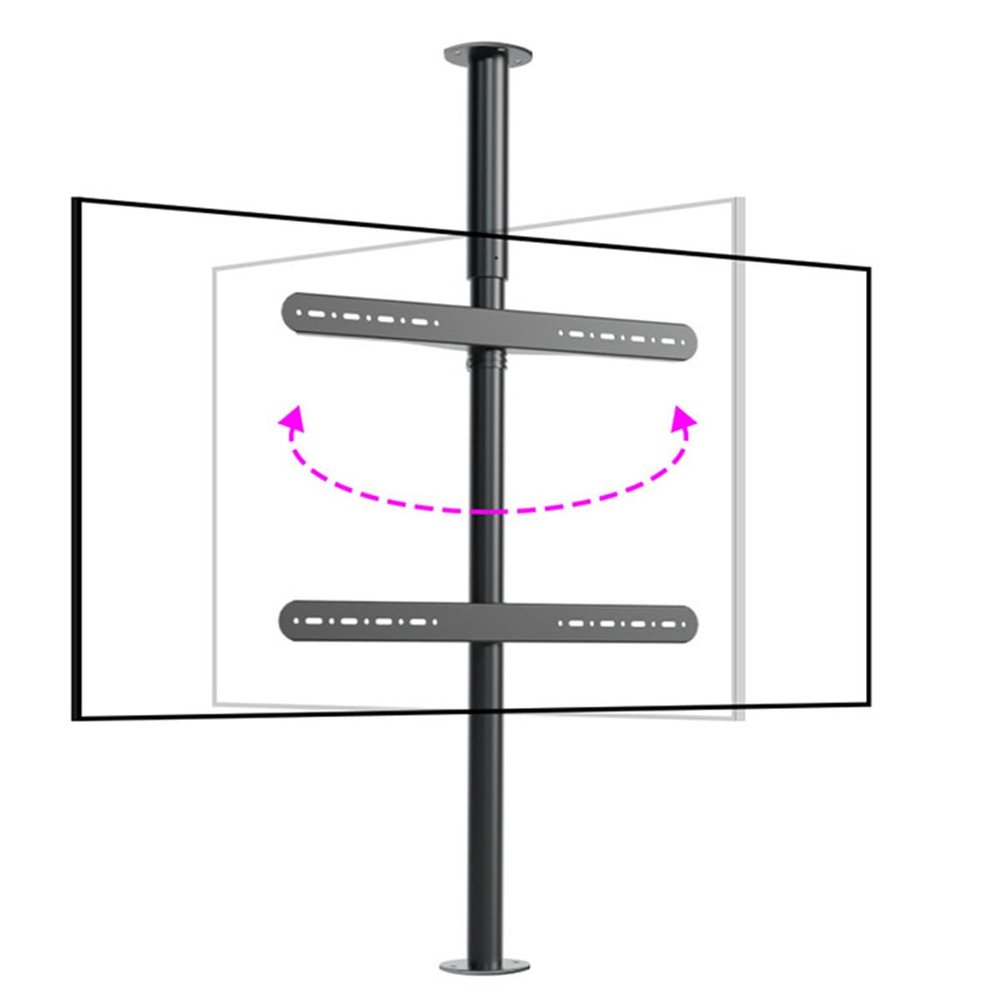 MLYYYDSS Universal Swivel TV Stand for Televisions from 32 to 75 Inches LCD/LED/Plasma Adjustable Height - Maximum Load 45.5kg,85-109cm