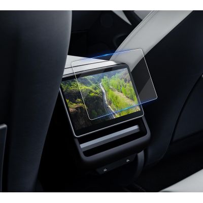 YEE PIN Tesla Model 3/Y 8" Rear Screen Protector, Tempered Glass, 1 Pack, Compatible with 2024 Model 3/Y 8" Rear Entertainment Display