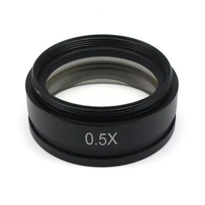 ZGYDNM Lente de objetivo Barlow 0,5X distancia de Trabajo 160 mm lente Auxiliar f/microscopio estreo con tamao de montaje M42 M48 M50 M52 x 0,75mm (Color : Mounting Thread 42mm)
