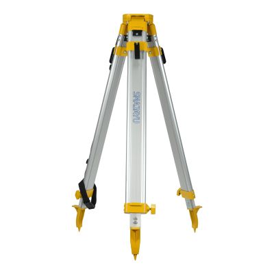 SMAJAYU Aluminum Universal Surveying Tripod, Heavy Duty Construction Tripod Stand, Built-in Strap for Easy Transport, Transit Level Tripod for Laser Level, Total Station & RTK GNSS Base Station