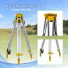 SMAJAYU Aluminum Universal Surveying Tripod, Heavy Duty Construction Tripod Stand, Built-in Strap for Easy Transport, Transit Level Tripod for Laser Level, Total Station & RTK GNSS Base Station view 2