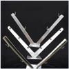 GZHERVICES Hot-dip Galvanised V-Bracket, 2 Pcs Razor Wire Bracket, Razor Barbed Wire Mounting Brackets, Roll Cage Garden Fence Wire Bracket view 1