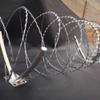 GZHERVICES Hot-dip Galvanised V-Bracket, 2 Pcs Razor Wire Bracket, Razor Barbed Wire Mounting Brackets, Roll Cage Garden Fence Wire Bracket view 3