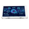 Airshi Computer Temp Monitor, IPS Full View Display PC Sensor Panel Display 3.5in Plug and Play for Office (White) view 2