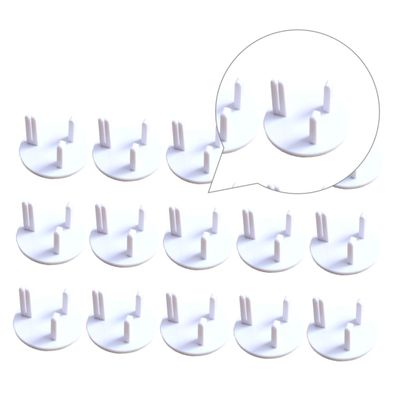 COOPHYA 15pcs Baby Proof Outlet Covers Child Socket Protection Power Supply U.K. Socket Cover Power Outlet Socket Protective Case Household Protective case Safety mask Anti-Shock White, 4.5X4.5X2.3cm