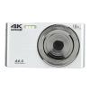 16X Digital Zoom Camera, 2.8in Screen Shock Proof Plastic Housing Built in Fill Light 4K HD Camera Mini Size 44MP Easy to Use for Photography (Silver) view 4