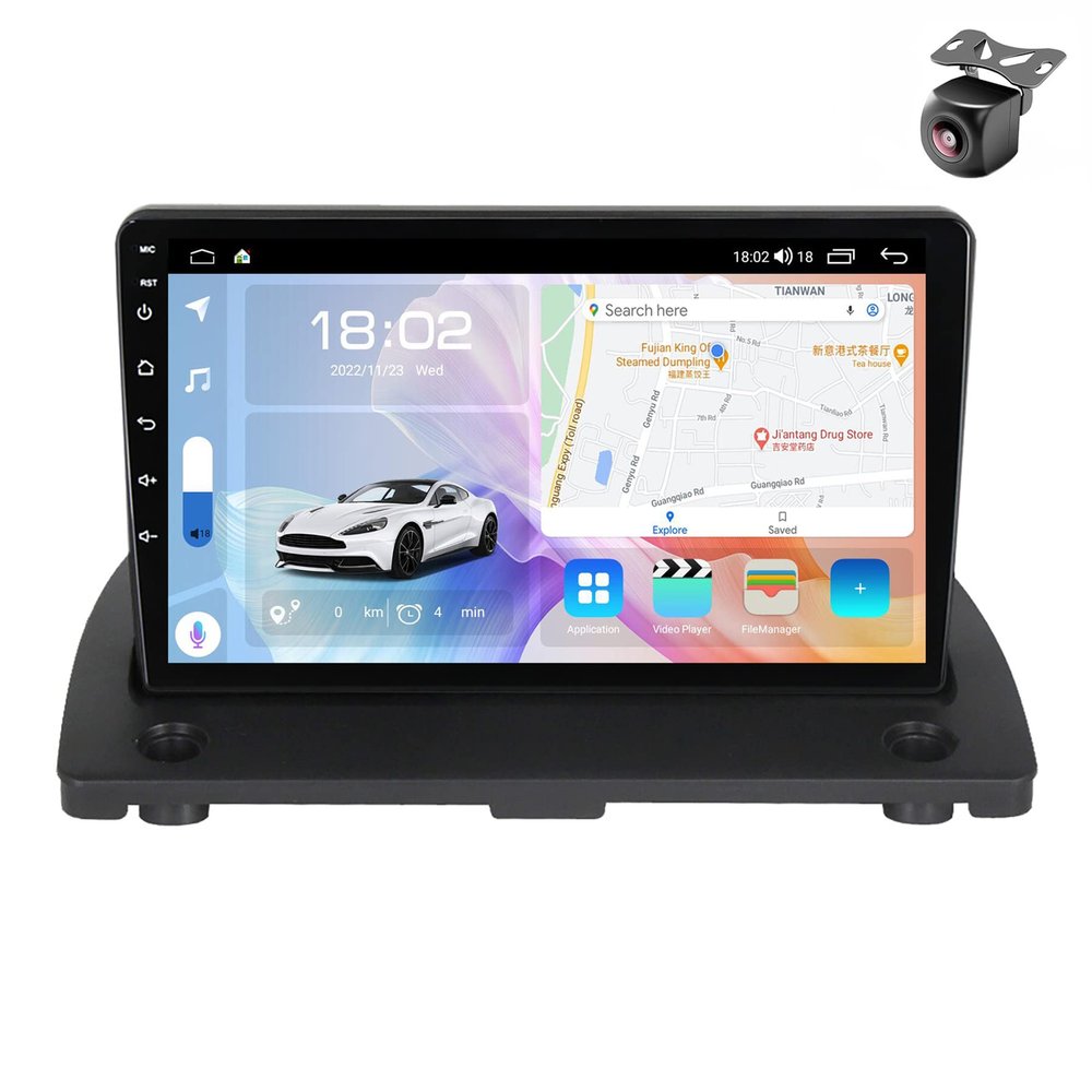 Android 12 System for Volvo XC90 2004 2005 2006 2007 2008 2009-2014 Car Stereo with FM SWC Car-Play Android Auto GPS Navigation Touch Screen Upgrade Car Radio Multimedia Player (M300S 8core 4+32G)