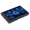 Airshi Computer Temp Monitor, IPS Full View Display PC Sensor Panel Display 3.5in Plug and Play for Office (Black) view 3
