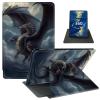 Case for 6.8" Kindle Paperwhite (11th Generation 2021) and Kindle Paperwhite Signature Edition PU Leather 360 Degree Rotating Swivel Stand Smart Cover with Auto Wake/Sleep,Dragon view 1