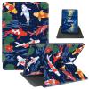 Case for 6.8" Kindle Paperwhite (11th Generation 2021) and Kindle Paperwhite Signature Edition PU Leather 360 Degree Rotating Swivel Stand Smart Cover with Auto Wake/Sleep,Cute Koi Fishes view 1