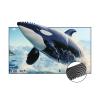 NexiGo 100-Inch Fresnel Projector Screen for Bright Day Light Use, 85% Ambient Light Rejecting ALR Projection Screen for Ultra Short Throw Projector, 16:9 Fixed Frame, Active 3D, HDR view 1