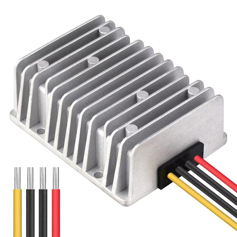 Cllena DC/DC 12V to 48V Boost Converter 10A 480W Step Up Voltage Regulator Module Car Power Supply Voltage Transformer (Input 10V-16V)