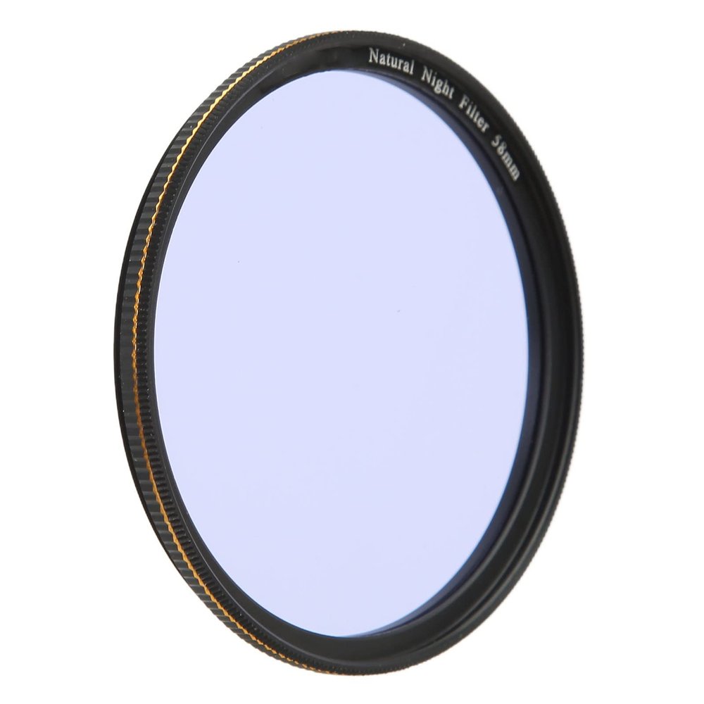 Night Filter, CNC Precise Molding Light Pollution Reduction Filter Multi Layer Coating Scratch Resistant for Sky Star (58mm)