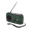 Solar Crank Radio, Multifunction AM FM Portable Emergency Radio for Camping Power Outages (Green) view 1