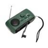 Solar Crank Radio, Multifunction AM FM Portable Emergency Radio for Camping Power Outages (Green) view 4