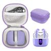 CaseSack Case for TAGRY X08 Bluetooth Headphones True Wireless Earbuds 60H, mesh Pocket for Charge Cable (Purple) view 1