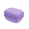 CaseSack Case for TAGRY X08 Bluetooth Headphones True Wireless Earbuds 60H, mesh Pocket for Charge Cable (Purple) view 2
