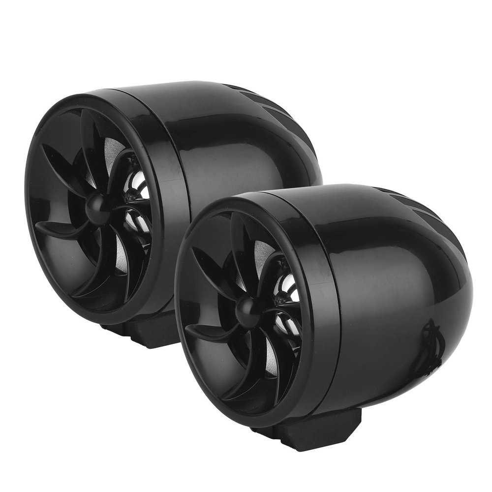 Cryfokt Motorcycle Loudspeaker, Motorcycle Speaker Universal Fashion for ATVs Motorcycles for All 12 Volt Vehicles