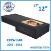 Silverado Crew Cab 2007-2013 12" Single L7T Sub Box Subwoofer Enclosure view 2