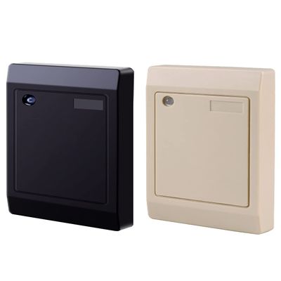 Waterproof NFC Access Control Card Reader 125Khz 13.56Mhz Wiegand 26/34 Swipe Card Reader for Access Control System (125Khz Black)