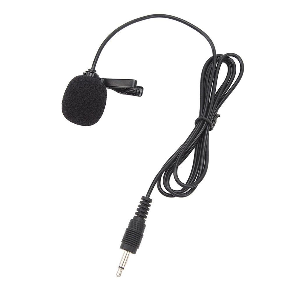 Lavalier Lapel Microphone, 3.5mm Wired Microphone Clip on Microphone Small Phone Microphone Wearable Shirt Microphone Unidirectional Lav Mic Lapel Mic for Vlog Interview Streaming Lectures Broadcaster