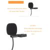 Lavalier Lapel Microphone, 3.5mm Wired Microphone Clip on Microphone Small Phone Microphone Wearable Shirt Microphone Unidirectional Lav Mic Lapel Mic for Vlog Interview Streaming Lectures Broadcaster view 2