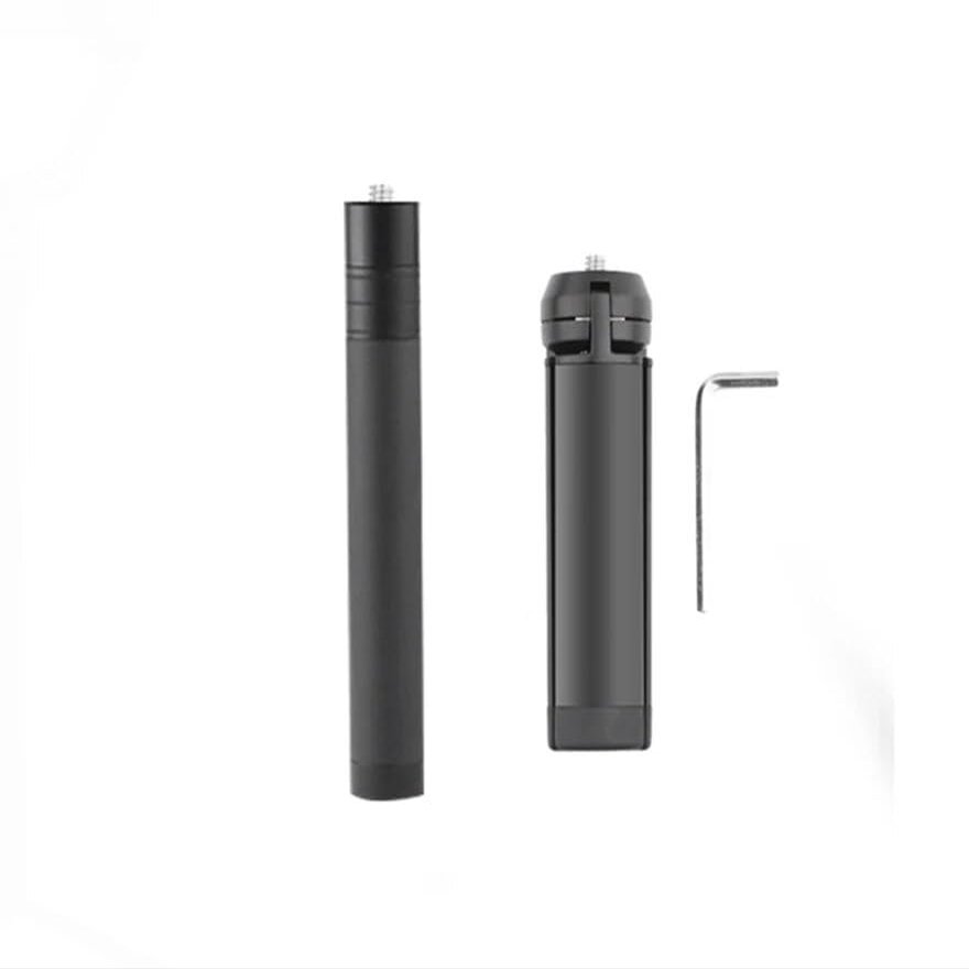 ELBFAE for Insta360 ONE X2/X3 Extension Rod Stick Scalable Holder for DJI OM 4 Osmo Mobile 3 Feiyu Tripod Handheld Gimbal Accessorie (Color : Mini Tripod Rod)