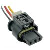 EVURU 3 Pin Car Reversing Radar Camshaft Sensor Plug Wire Harness Auto Electronic Connector 805-121-521 7615490-03 Compatible with Mercedes Benz view 1