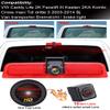 1280 * 720 Pixel Super HD Brake Light Camera with Rear-View Mirror, Night Vision Reversing Camera Replacement for VW Caddy Life 2K Facelift III Kasten 2KA Kombi Cross Maxi Tdi dritte 3 2003-2014 Bj view 2