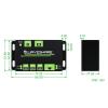 MOUDOAUER 3X Extended USB Ports + 100M Ethernet Port Compatible with USB 2.0/1.1 for Industrial/Office Environments Requiring view 3