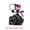 MOUDOAUER 3 Slots DSLR Camera Triple Hot Shoe Mount Bracket Bar, Mount Flash Bracket for DSLR Camera Camcorder DV view 4