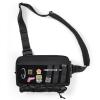 TACTICAL_GEEK Cache L3C EDC Sling Bag Chest, Lightweight Shoulder Daypack, Travel Hiking Concealed Carry, Crossbody Bag, Tactical Backpack, Hiking Ambidextrous Strap (1000D-Black) view 1