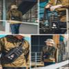 TACTICAL_GEEK Cache L3C EDC Sling Bag Chest, Lightweight Shoulder Daypack, Travel Hiking Concealed Carry, Crossbody Bag, Tactical Backpack, Hiking Ambidextrous Strap (1000D-Black) view 2