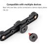 MOOKEENONE Triple Shoe Extension Bar Mount, Camera Extension Mount for Lights, Monitors, Microphones Camera Accessories view 2