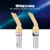 Serounder 6PcsPack 24K Gold Plated 4mm Banana U Fork Y Spade Speaker Plug Wire Connector Solder view 4