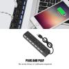 7-Port USB 2.0 Hub, 480Mbps 7 Port USB Hub No Conflict Plug & Play 7 Port USB 2.0 Hub for MousePrinterScanner view 4