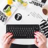 UKCOCO 1sheet English Keyboard Sticker Labels Easy to Apply Replacement for Desktop and Laptop Keyboards for Language Conversion and Key Restoration view 2