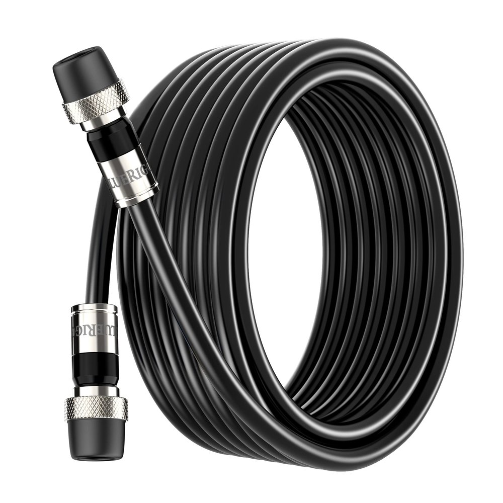 BlueRigger RG6 Coaxial Cable, 30FT (Weatherproof Rubber Boot, Direct Burial, in-Wall CL3 Rated, 75 Ohm, Indoor Outdoor) - Digital Coax Cord for HDTV, CATV, TV Antenna, Satellite, Broadband Internet