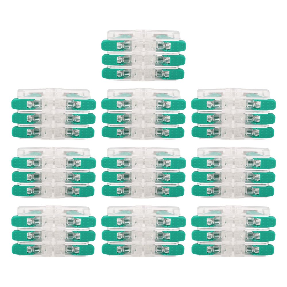 10PCS High Efficiency 41A 450V 3 in 3 Out Quick Wiring Connectors Wire Connector Copper Conductor for 0.5-6mm Electrical Wires