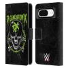 Head Case Designs Officially Licensed WWE Skull D-Generation X Leather Wallet Case Compatible with Google Pixel 8 view 1