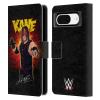 Head Case Designs Officially Licensed WWE LED Image Kane Leather Wallet Case Compatible with Google Pixel 8 view 1
