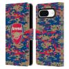 Head Case Designs Officially Licensed Arsenal FC Digital Camouflage Crest Patterns Leather Wallet Case Compatible with Google Pixel 8 view 1